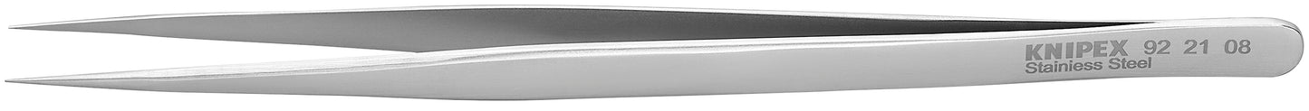 Knipex 92 21 08 Stainless Steel Gripping Tweezers-Needle Point Tips - KNIPEX Tools