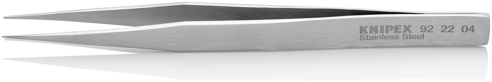 Knipex 92 22 04 Stainless Steel Gripping Tweezers-Pointed Tips - image 2
