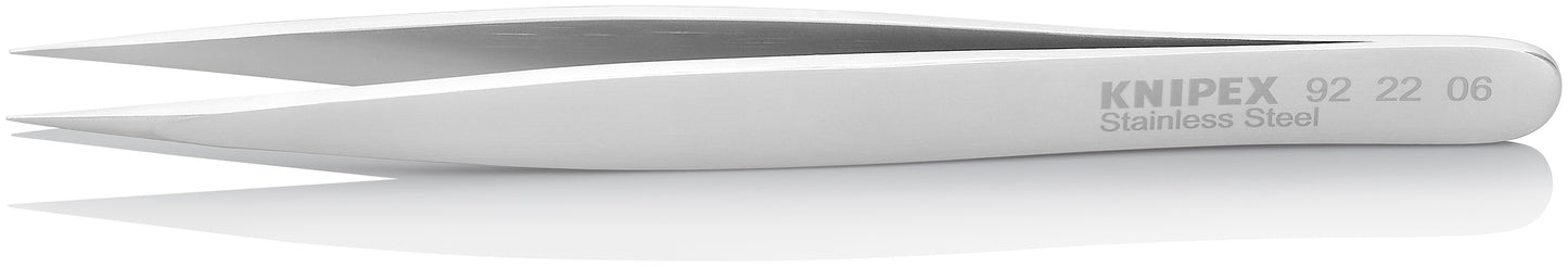 Knipex 92 22 06 Stainless Steel Gripping Tweezers-Needle Point Tips - image 2