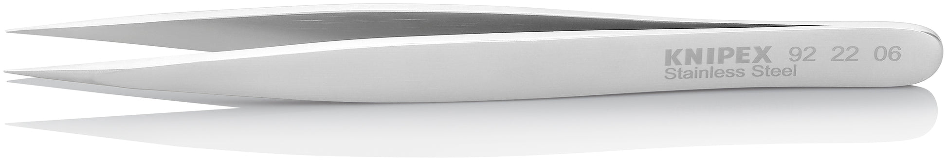 Knipex 92 22 06 Stainless Steel Gripping Tweezers-Needle Point Tips - image 2