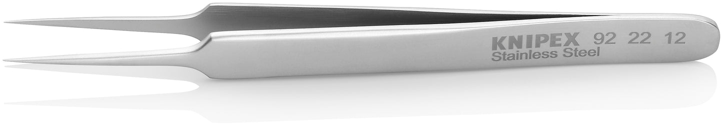 Knipex 92 22 12 Stainless Steel Gripping Tweezers-Needle Point Tips - image 2