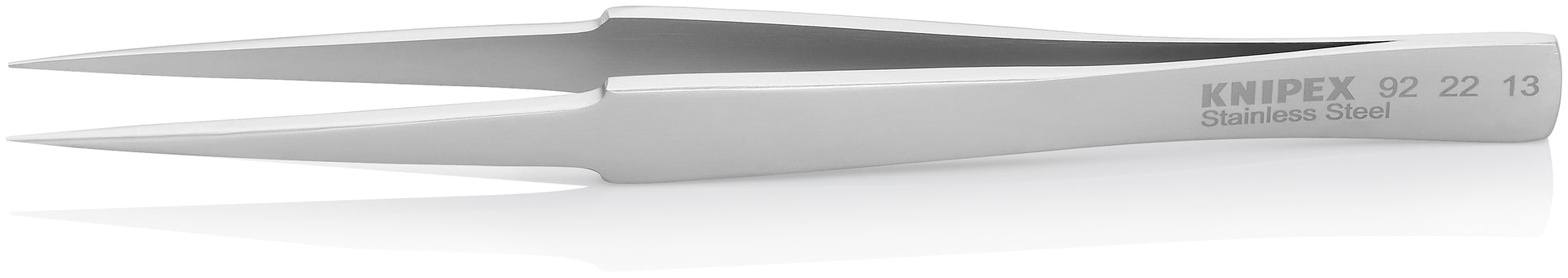 Knipex 92 22 13 Stainless Steel Gripping Tweezers-Pointed Tips - image 2