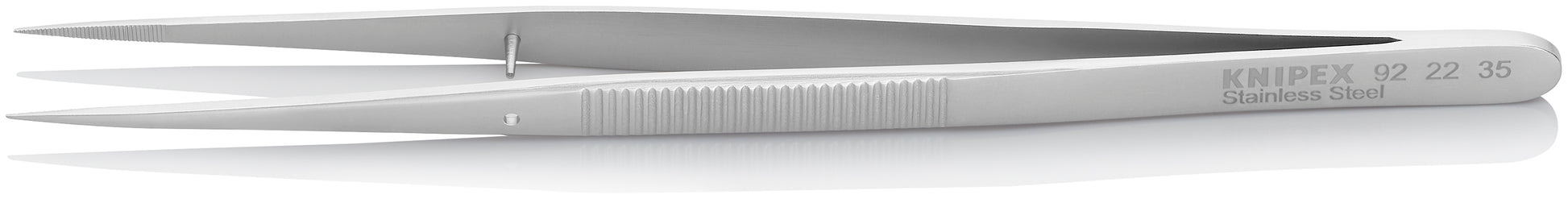 Knipex 92 22 35 Stainless Steel Gripping Tweezers-Pointed Tips - image 2