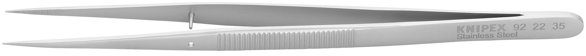 Knipex 92 22 35 Stainless Steel Gripping Tweezers-Pointed Tips - KNIPEX Tools