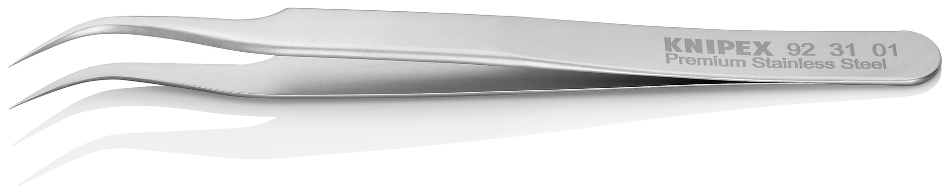 Knipex 92 31 01 Premium Stainless Steel Gripping Tweezers-45°Angled-Needle-Point Tips - image 3