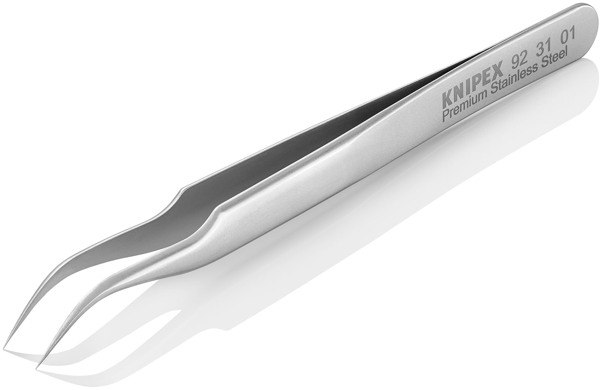 Knipex 92 31 01 Premium Stainless Steel Gripping Tweezers-45°Angled-Needle-Point Tips - image 4
