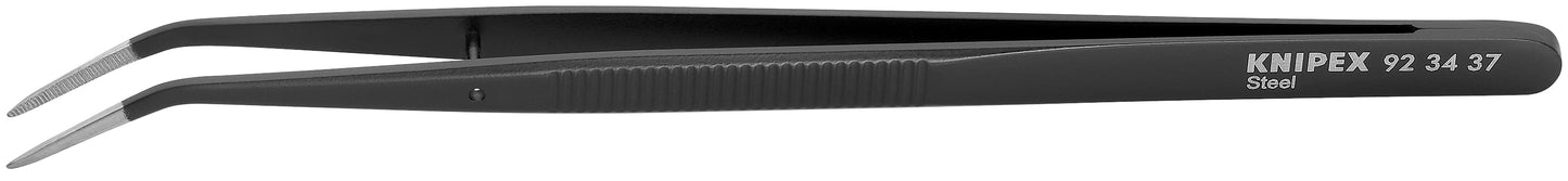 Knipex 92 34 37 Steel Gripping Tweezers-Pointed Tips - KNIPEX Tools