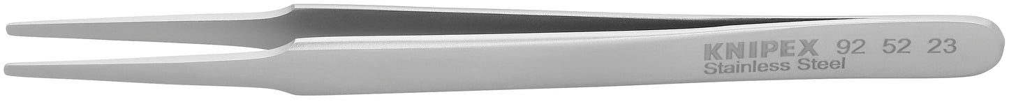 Knipex 92 52 23 Stainless Steel Gripping Tweezers-Blunt Tips - KNIPEX Tools