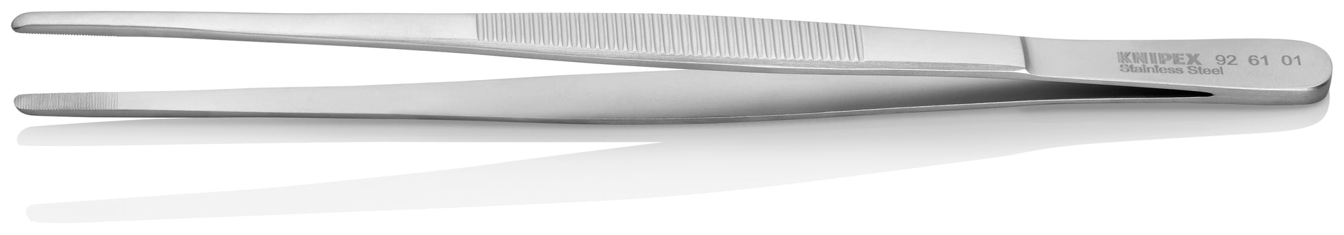 Knipex 92 61 01 Stainless Steel Gripping Tweezers-Blunt Tips - image 3