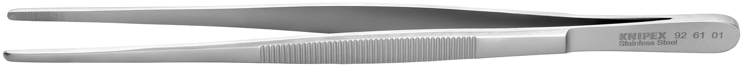 Knipex 92 61 01 Stainless Steel Gripping Tweezers-Blunt Tips - KNIPEX Tools