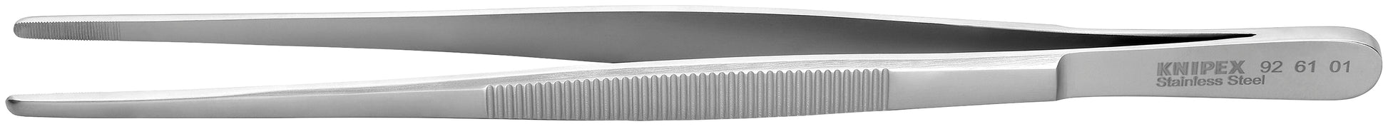 Knipex 92 61 01 Stainless Steel Gripping Tweezers-Blunt Tips - KNIPEX Tools