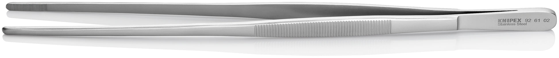 Knipex 92 61 02 Stainless Steel Gripping Tweezers-Blunt Tips - image 2