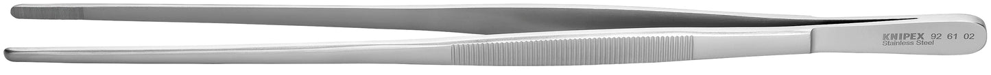 Knipex 92 61 02 Stainless Steel Gripping Tweezers-Blunt Tips - KNIPEX Tools