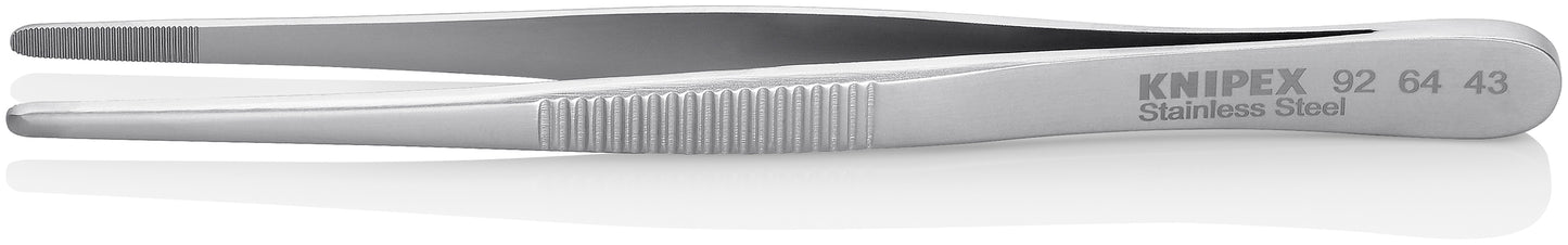 Knipex 92 64 43 Stainless Steel Gripping Tweezers-Blunt Tips - image 2
