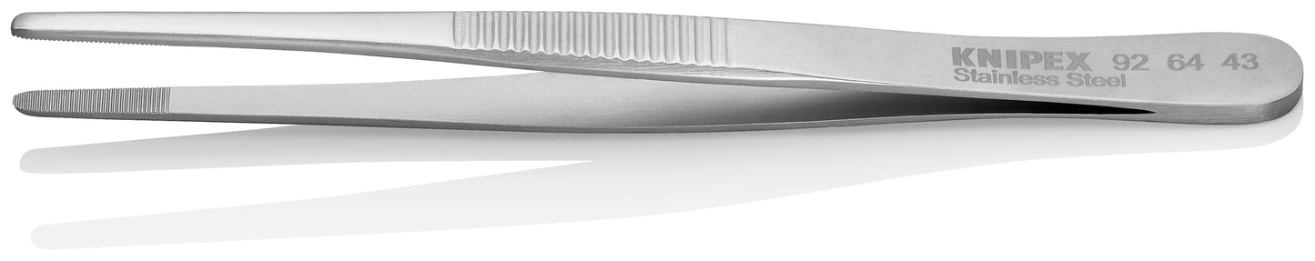 Knipex 92 64 43 Stainless Steel Gripping Tweezers-Blunt Tips - image 3