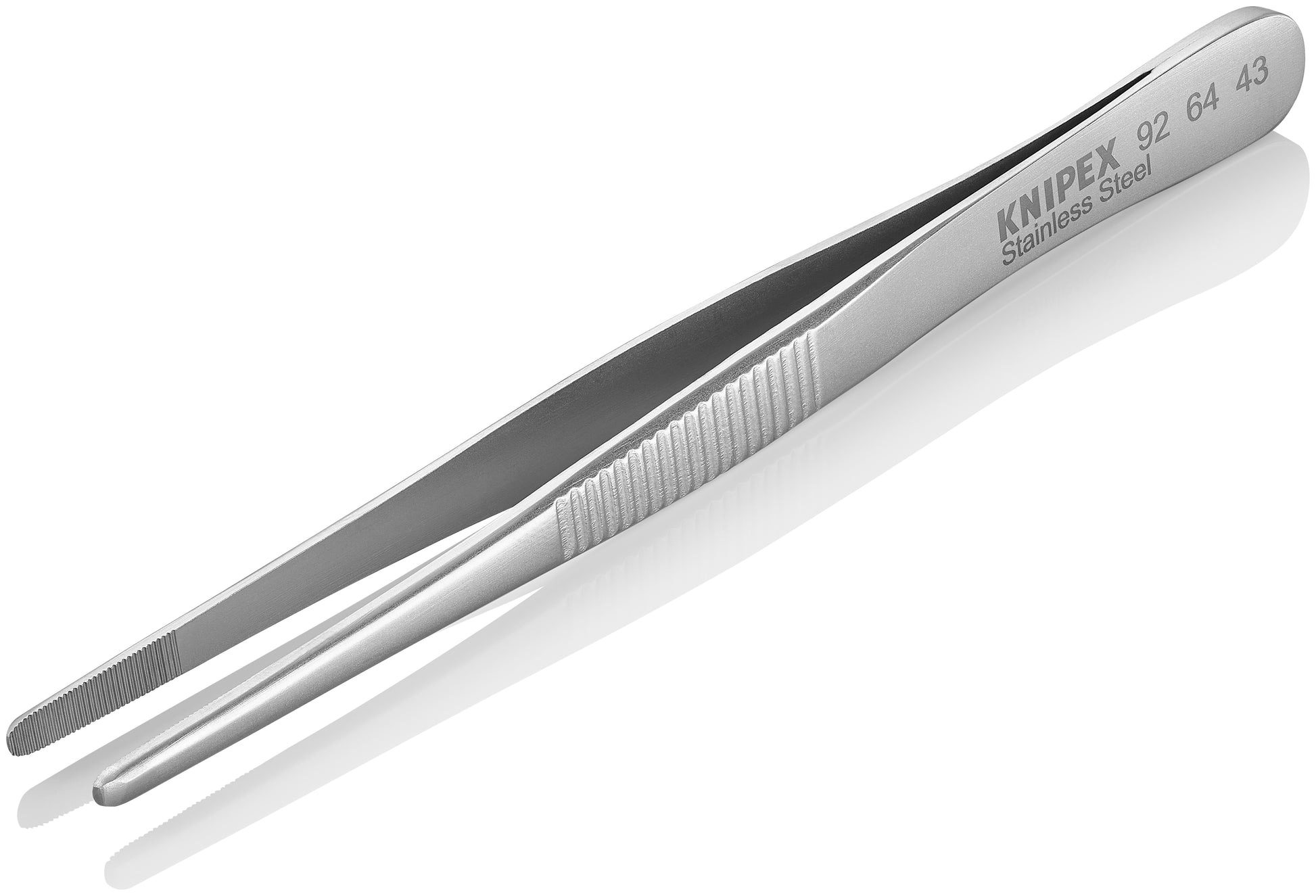 Knipex 92 64 43 Stainless Steel Gripping Tweezers-Blunt Tips - image 4