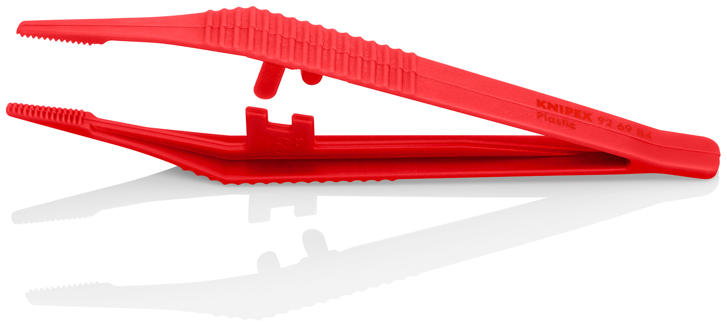 Knipex 92 69 84 Plastic Gripping Tweezers-Blunt Tips-ESD - image 3