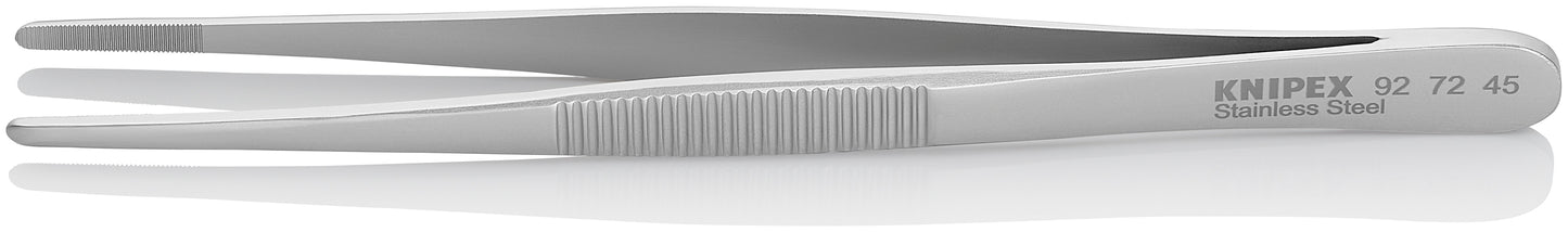 Knipex 92 72 45 Stainless Steel Gripping Tweezers-Blunt Tips - image 2
