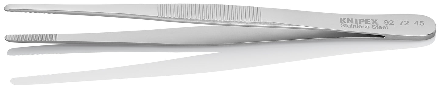 Knipex 92 72 45 Stainless Steel Gripping Tweezers-Blunt Tips - image 3