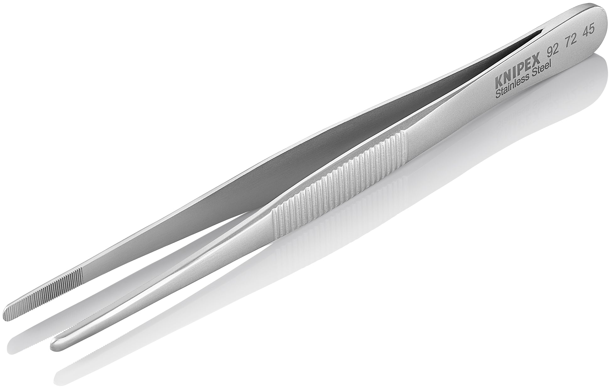 Knipex 92 72 45 Stainless Steel Gripping Tweezers-Blunt Tips - image 4
