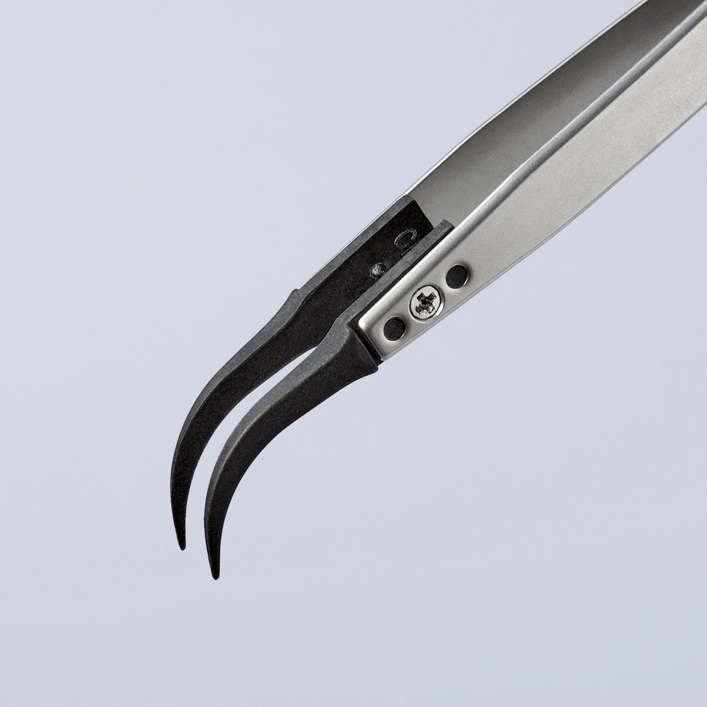 Knipex 92 81 03 Premium Stainless Steel Gripping Tweezers-60°Angled-Pointed Tips - image 5