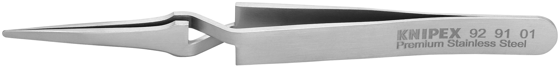 Knipex 92 91 01 Premium Stainless Steel Gripping Tweezers-Replaceable Tips - KNIPEX Tools