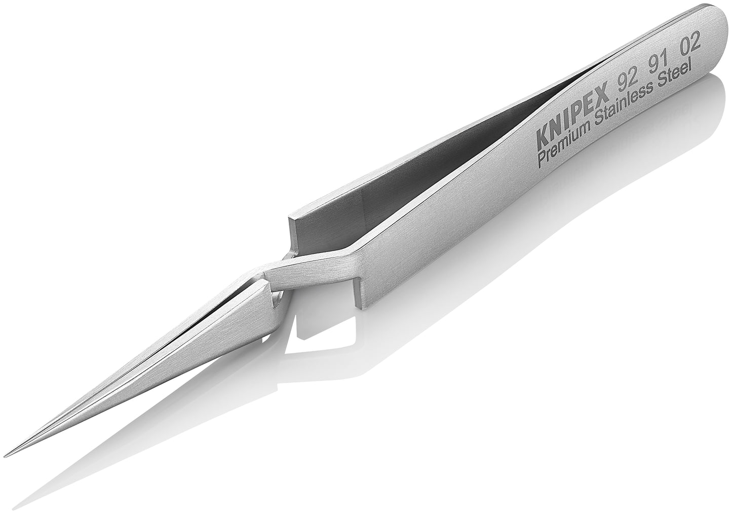 Knipex 92 91 02 Premium Stainless Steel Gripping Cross-Over Tweezers-Needle-Point Tips - image 4