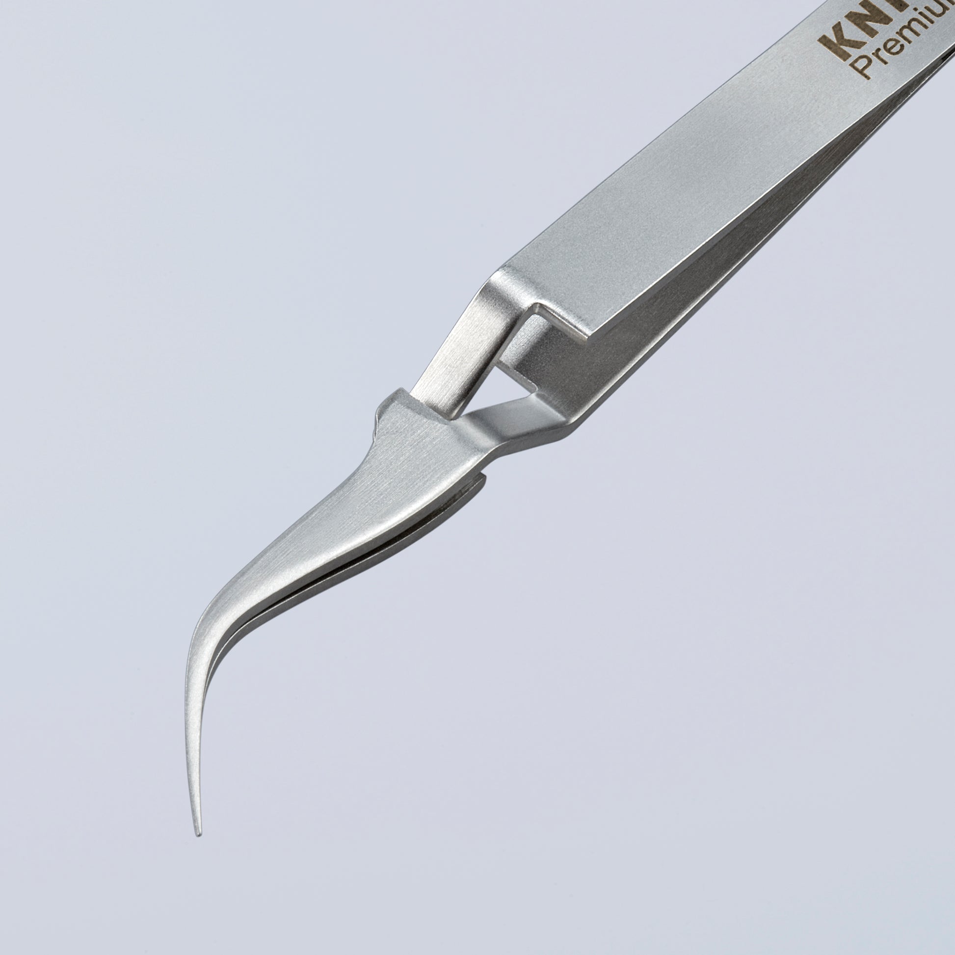 Knipex 92 91 03 Premium Stainless Steel Cross-Over Gripping Tweezers-45°Angled-Needle-Point Tips - image 5