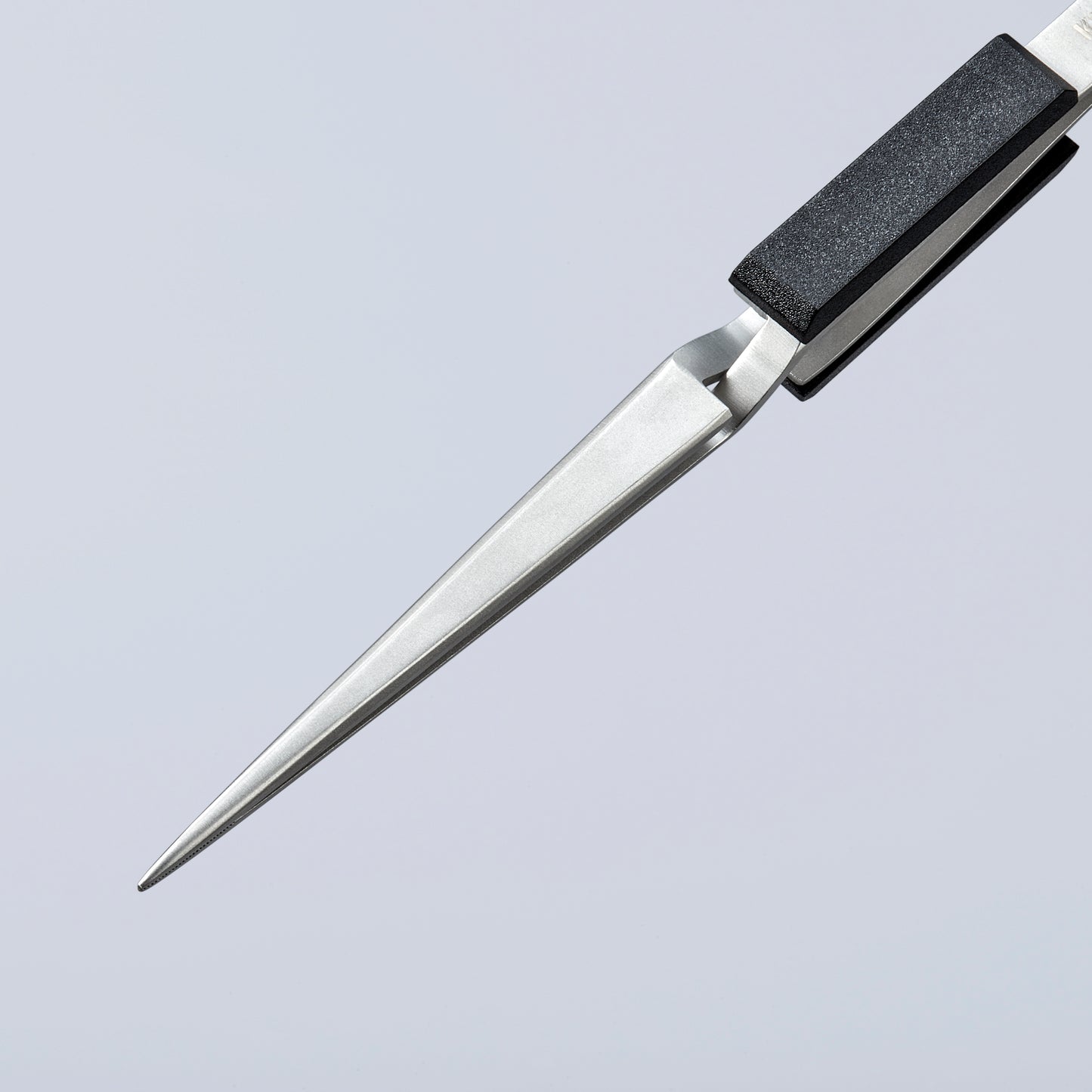 Knipex 92 95 89 Stainless Steel Gripping Cross-Over Tweezers-Blunt Tips - image 5