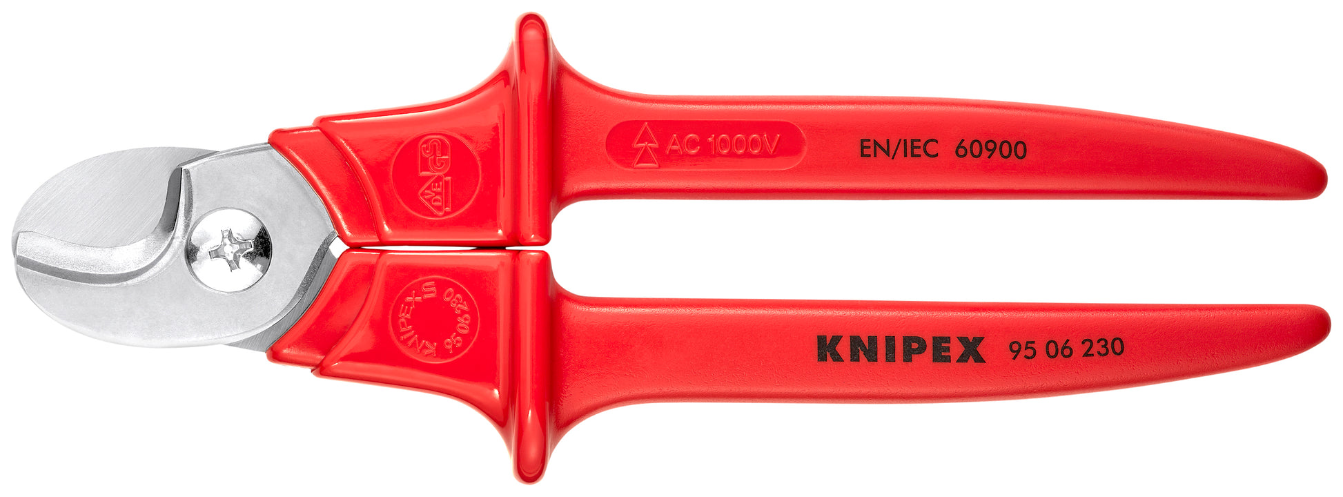 Knipex 95 06 230 Cable Shears-1000V Insulated - KNIPEX Tools