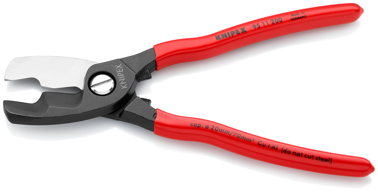 Knipex 95 11 200 SBA Cable Shears-Twin Cutting Edges - image 3