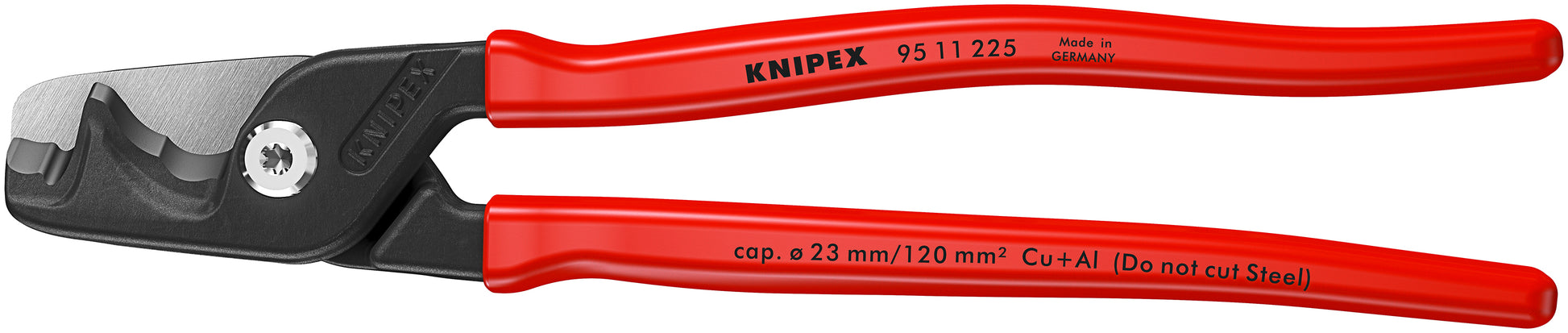 Knipex 95 11 225 StepCut® XL Cable Shears - KNIPEX Tools