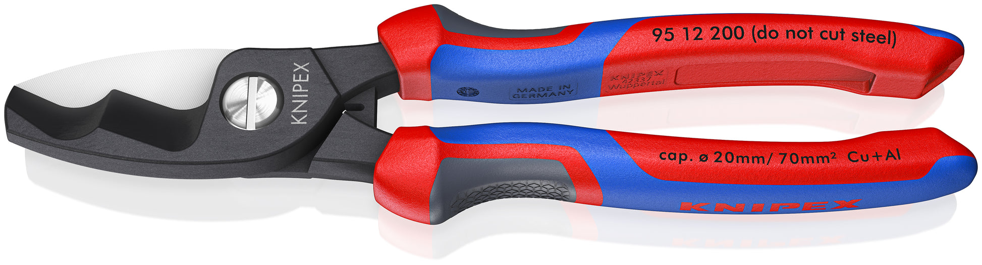 Knipex 95 12 200 SBA Cable Shears-Twin Cutting Edges - image 2