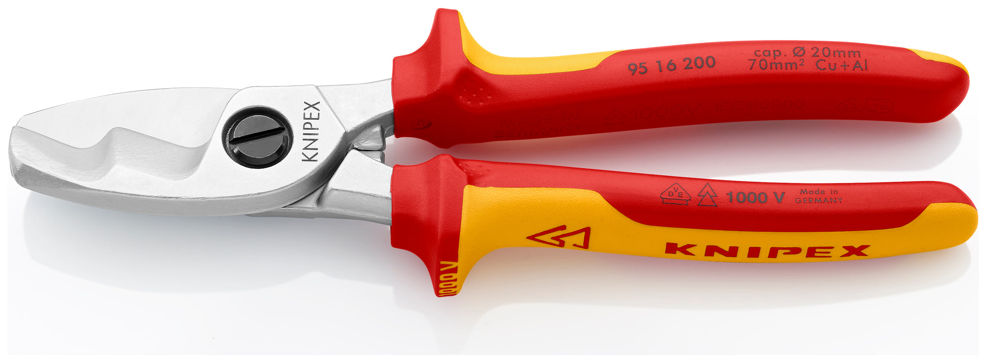 Knipex 95 16 200 Cable Shears-1000V Insulated - image 2