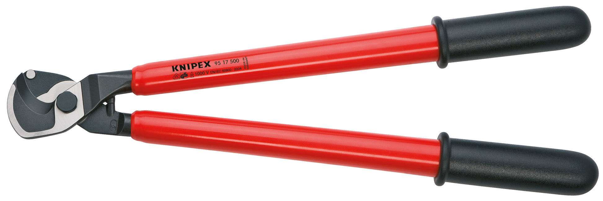 Knipex 95 17 500 Cable Shears-1000V Insulated - KNIPEX Tools