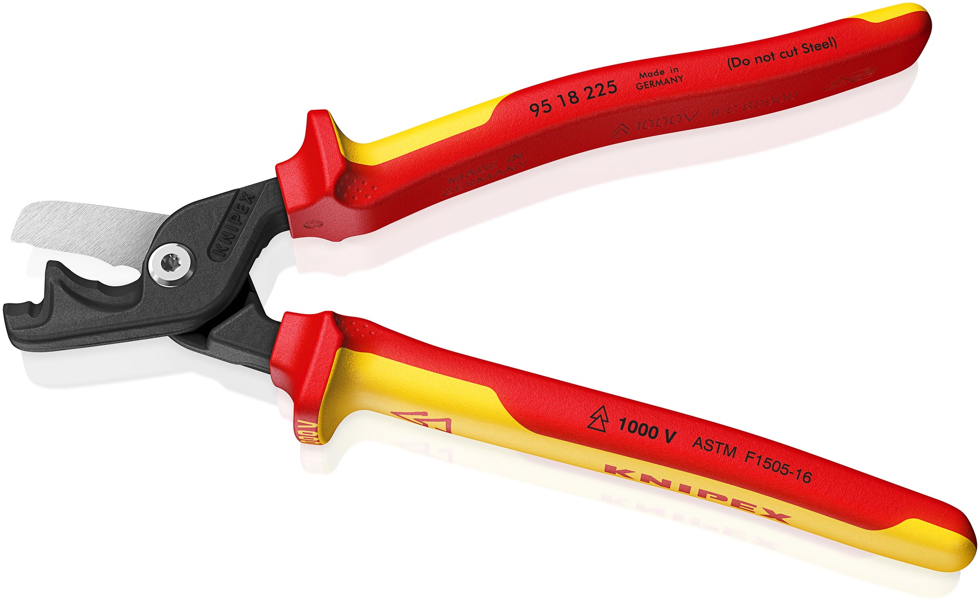 Knipex 95 18 225 US StepCut® XL Cable Shears-1000V Insulated - image 3
