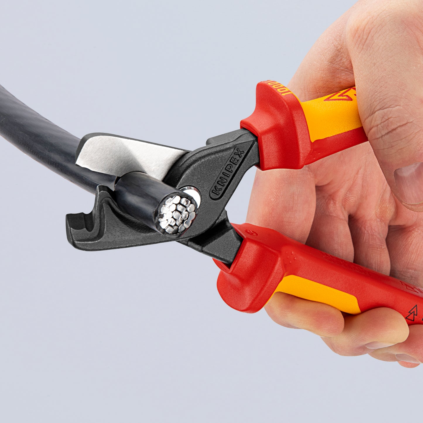 Knipex 95 18 225 US StepCut® XL Cable Shears-1000V Insulated - image 5