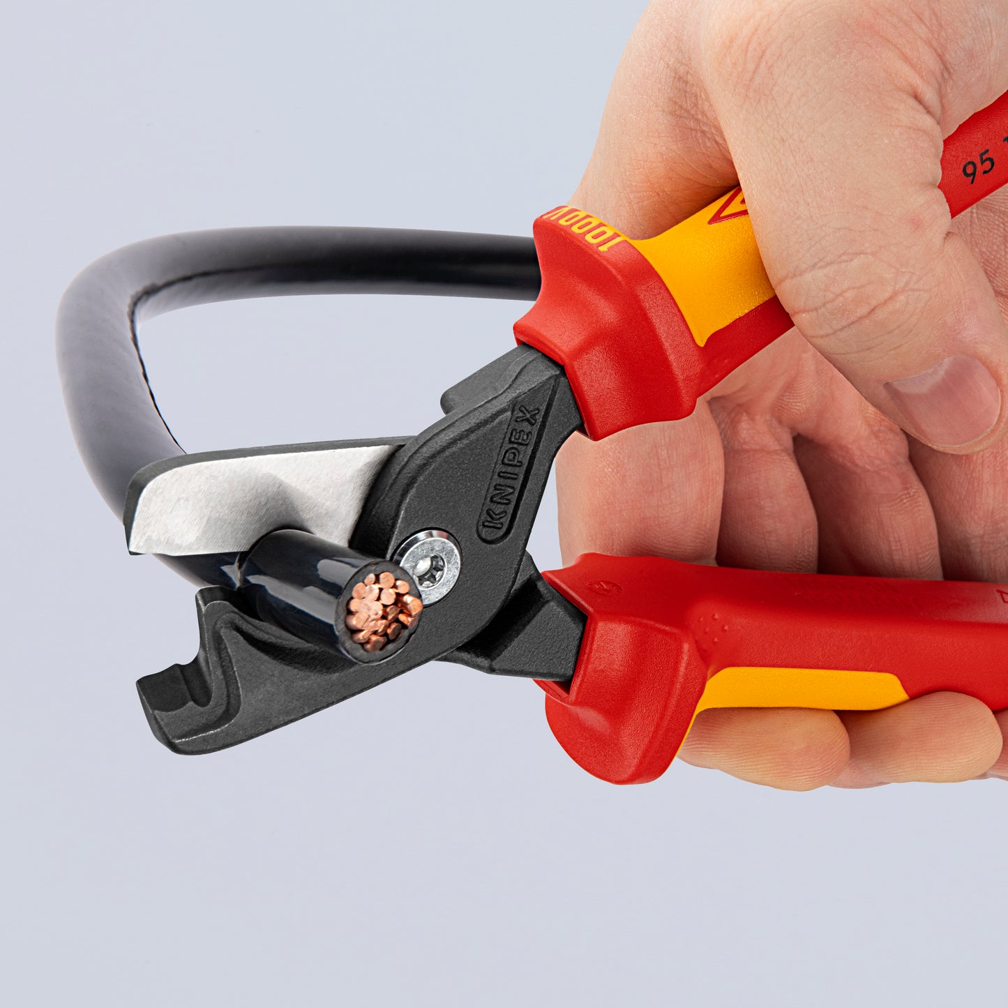 Knipex 95 18 225 SBA StepCut® XL Cable Shears-1000V Insulated - image 6