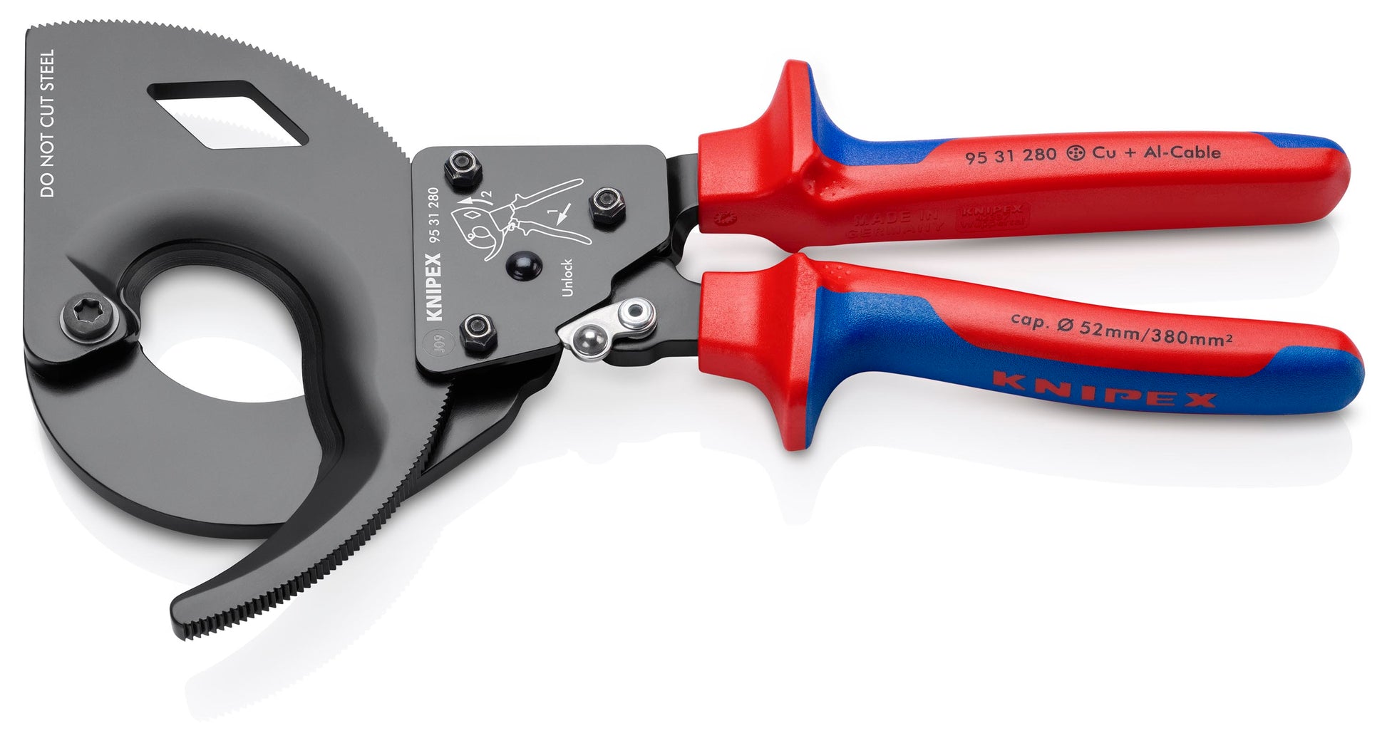 Knipex 95 31 280 SBA Ratcheting Cable Cutters - image 2