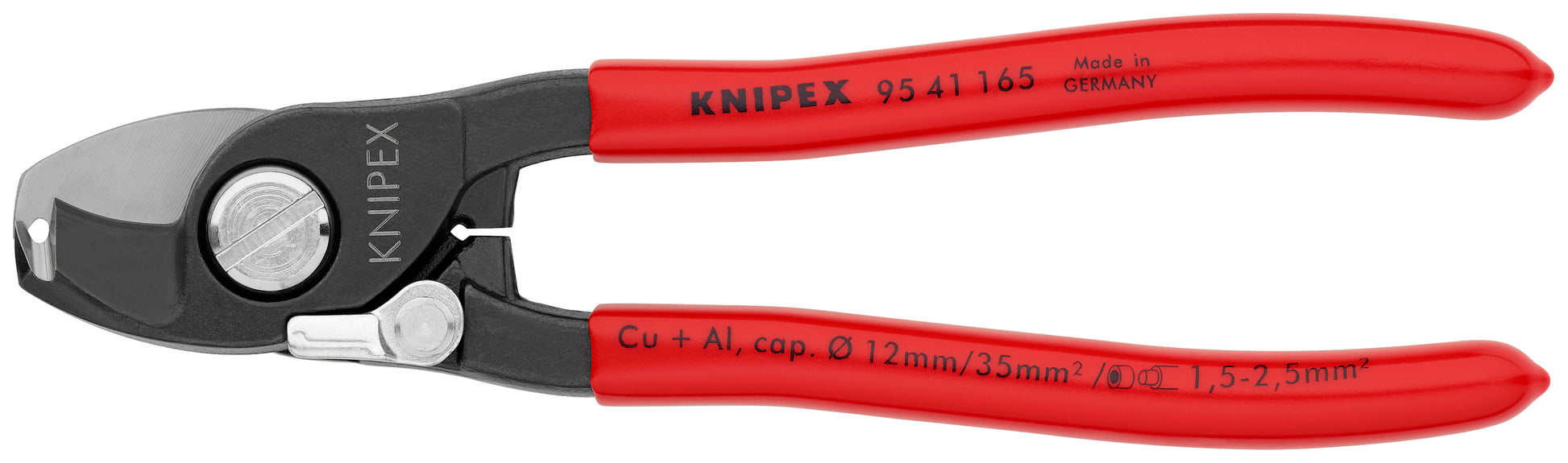 Knipex 95 41 165 Multifunctional Cable Shears with Stripper - KNIPEX Tools