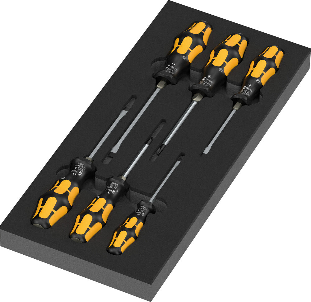 Wera 05150170001 97112 FOAM INSERT KRAFTFORM SERIES 900 CHISELDRIVER SET 1, 7 PIECES