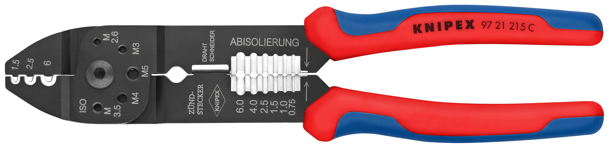 Knipex 97 21 215 C Crimping Pliers - KNIPEX Tools