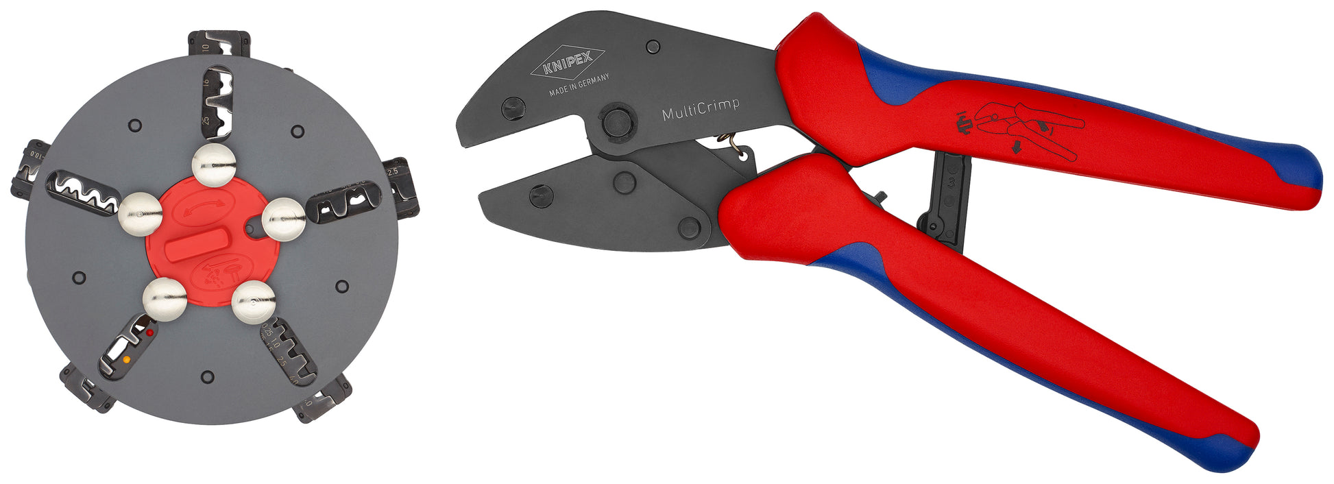 Knipex 97 33 02 MultiCrimp® Crimping Pliers - KNIPEX Tools