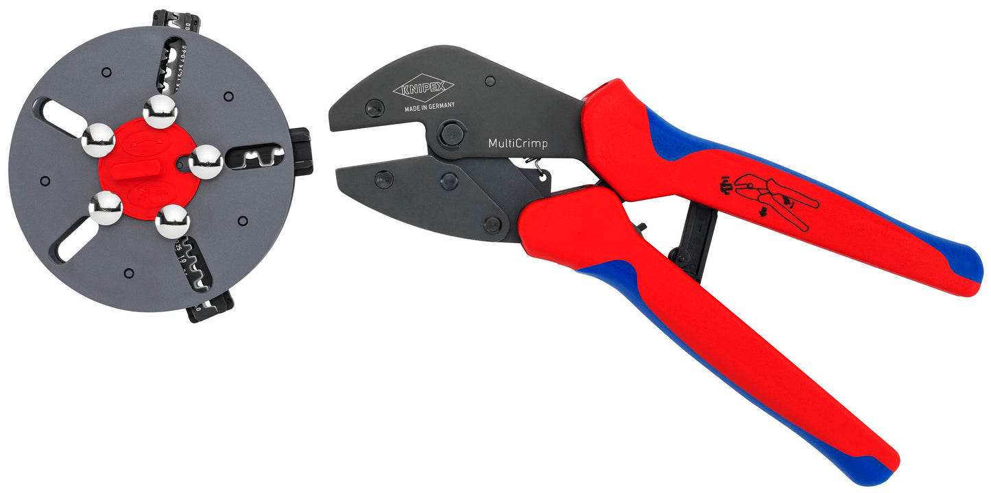 Knipex 97 33 03 MultiCrimp® PV Crimping Pliers - KNIPEX Tools