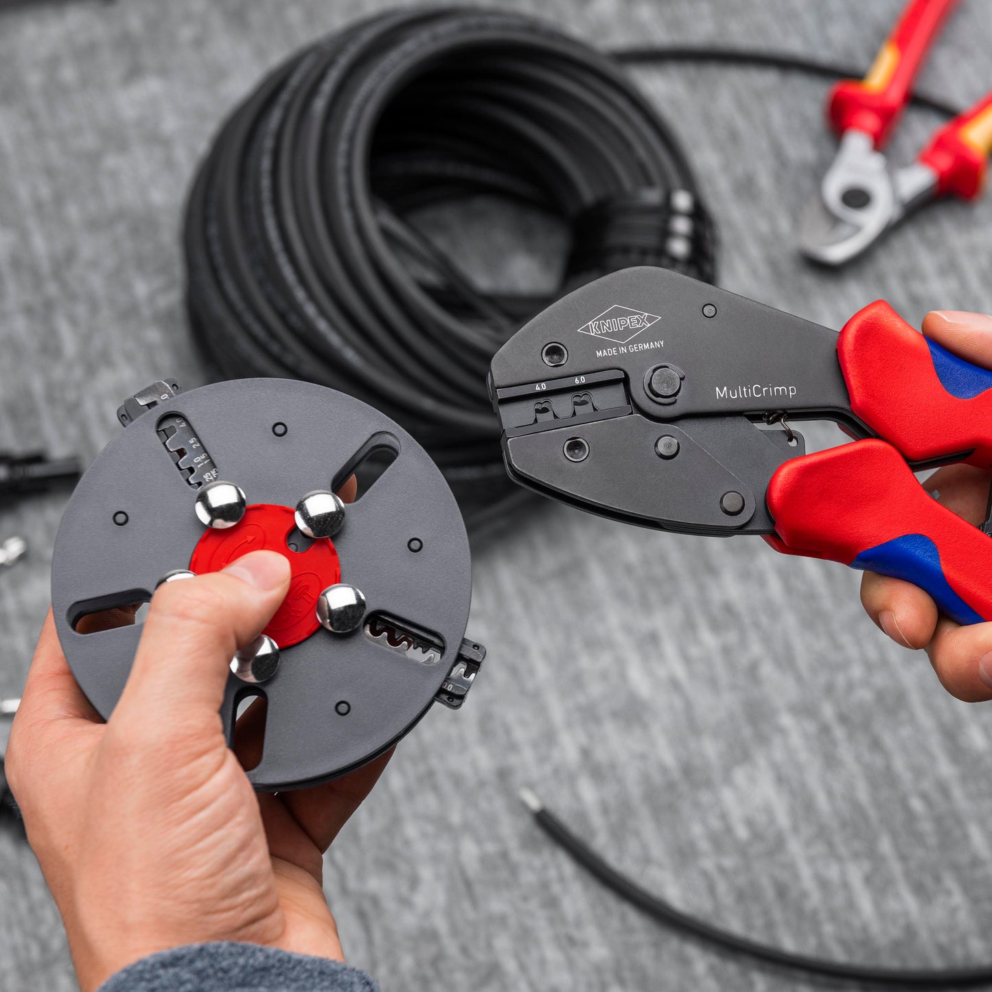 Knipex 97 33 03 MultiCrimp® PV Crimping Pliers - image 8
