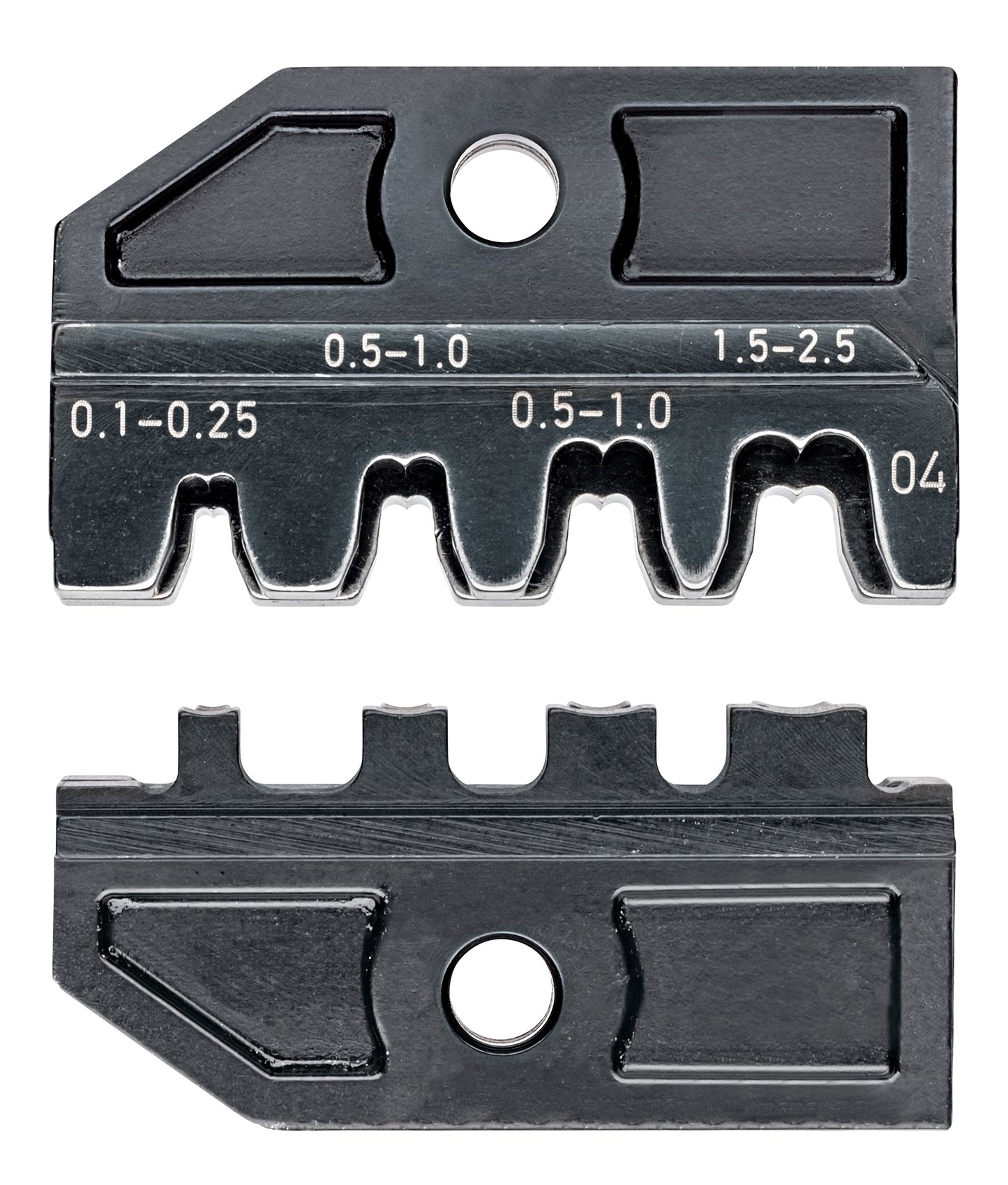 Knipex 97 49 04 Crimping Die For Non-Insulated Open Plug-Type Connectors (Plug Width 2.8 and 4.8 mm) - KNIPEX Tools