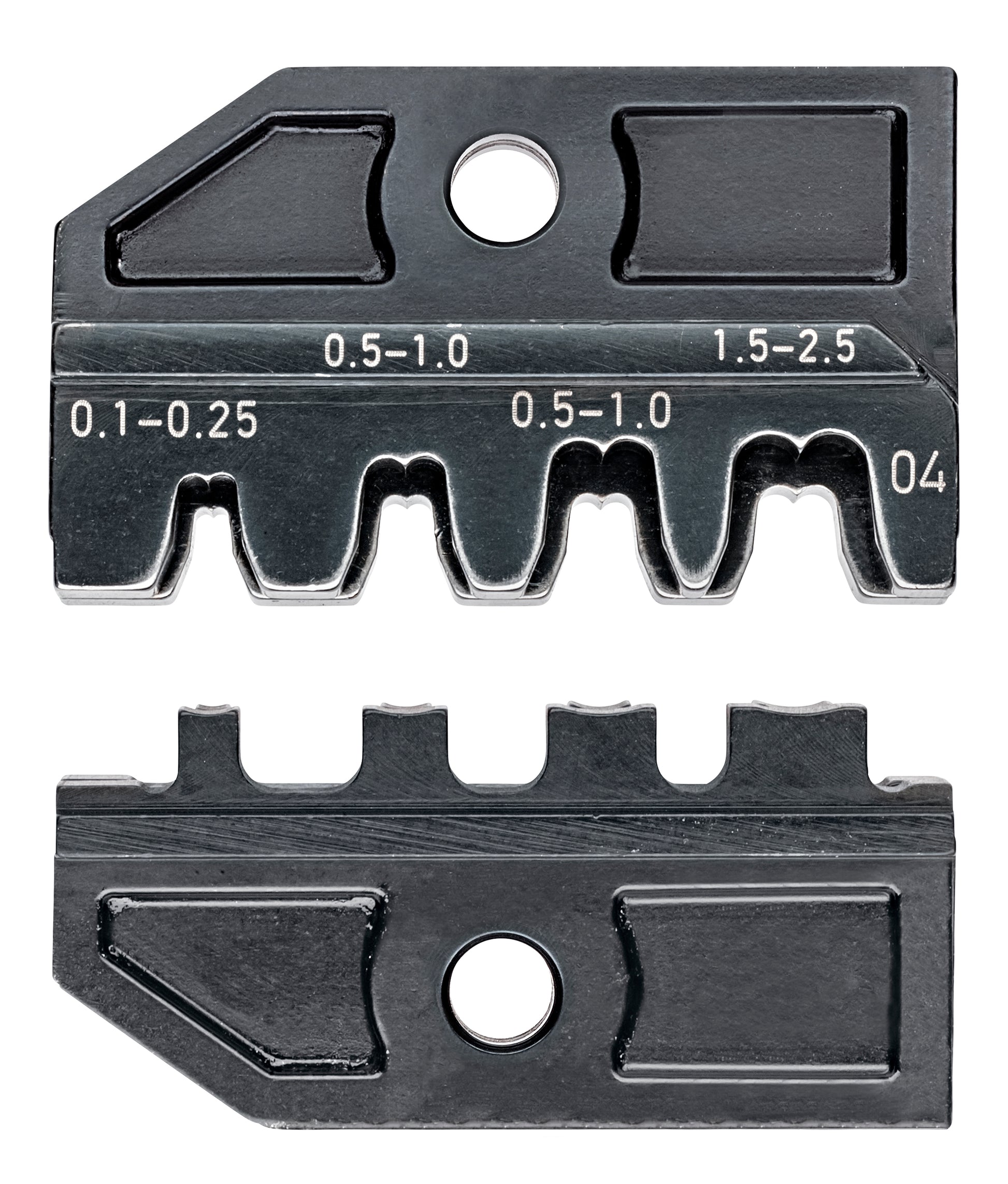 Knipex 97 49 04 Crimping Die For Non-Insulated Open Plug-Type Connectors (Plug Width 2.8 and 4.8 mm) - KNIPEX Tools