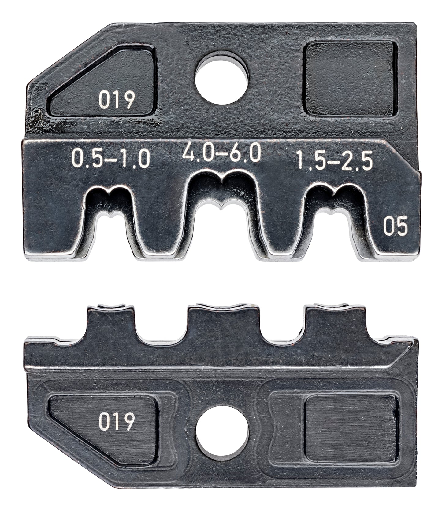 Knipex 97 49 05 Crimping Die For Non-Insulated Open Plug-Type Connectors (Plug Width 4.8 and 6.3 mm) - KNIPEX Tools