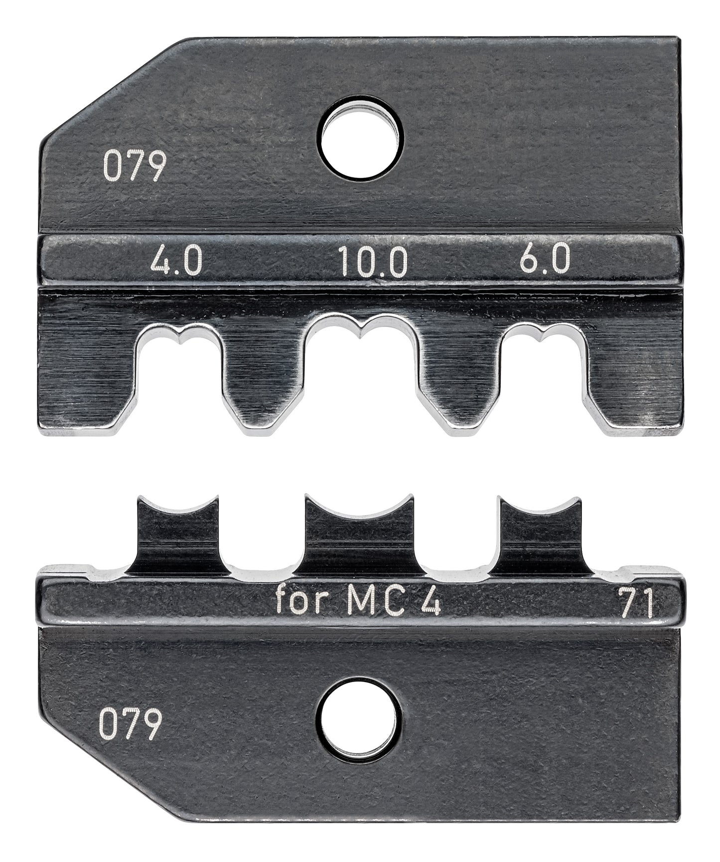 Knipex 97 49 71 Crimping die for MC4® and MC4® Evo 2 for 4, 6 and 10 mm² (12, 10 and 8 AWG) - KNIPEX Tools