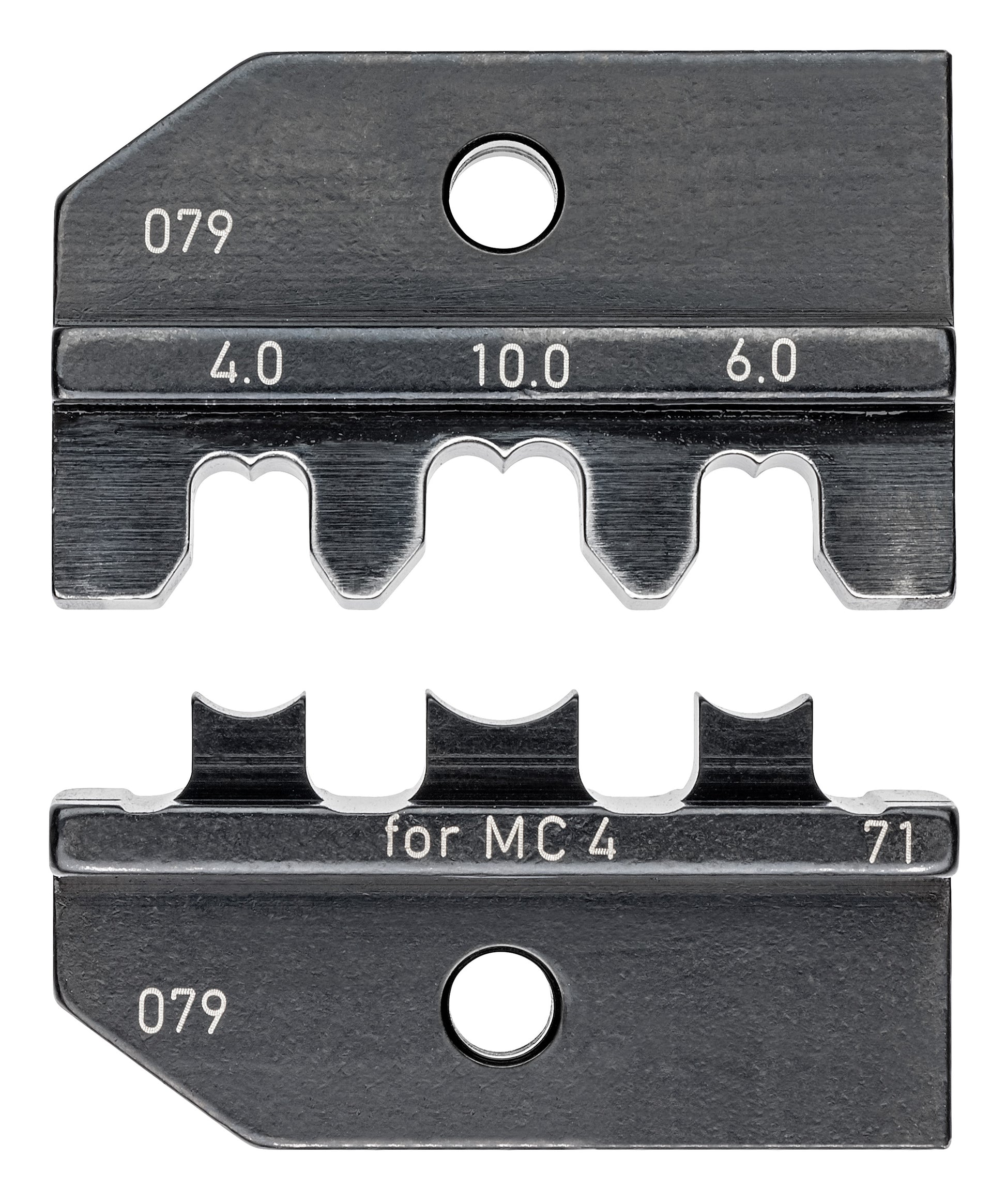 Knipex 97 49 71 Crimping die for MC4® and MC4® Evo 2 for 4, 6 and 10 mm² (12, 10 and 8 AWG) - KNIPEX Tools